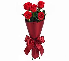 Букет 5 Красных роз Эдлесс Лав в Леличи