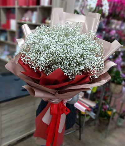 Букет цветов из: Гипсофила в Леличи