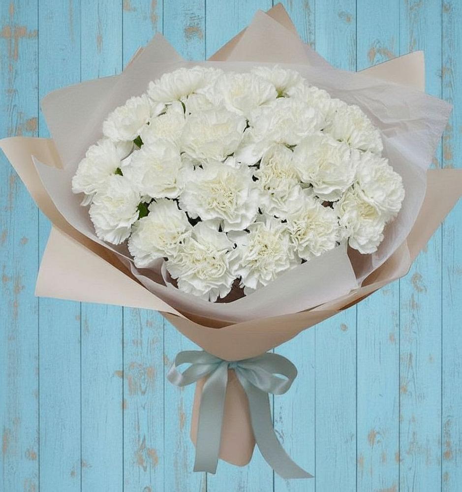 Букет цветов из: Гвоздики в Леличи