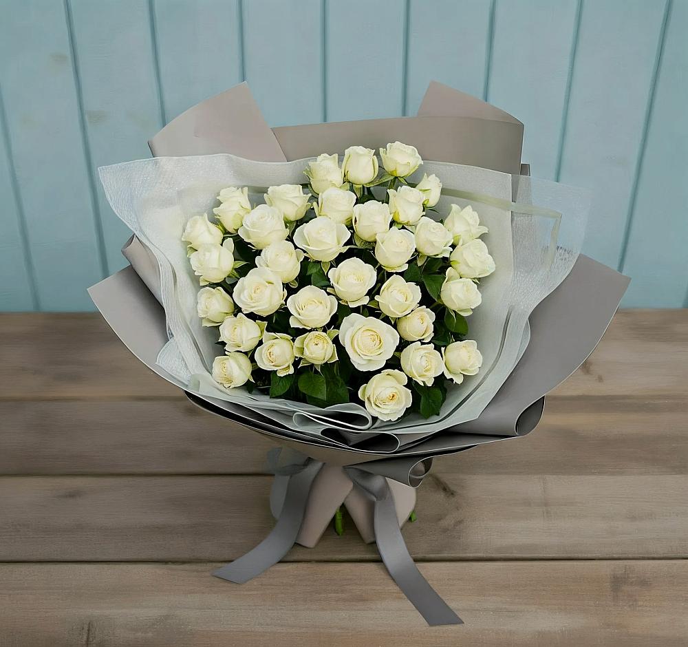 Букет Белоснежная нежность в Леличи