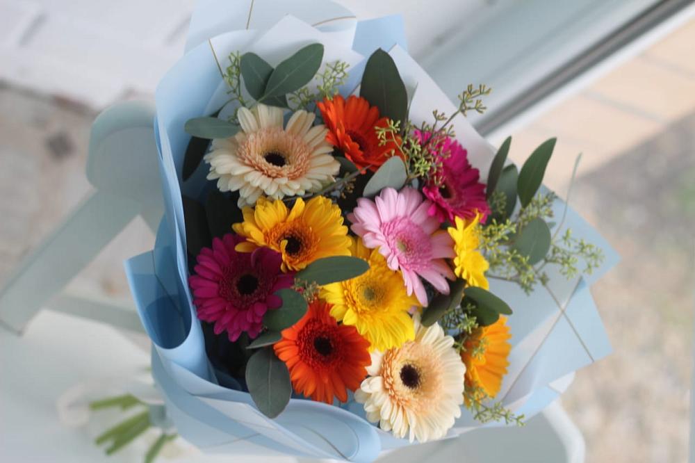 Букет цветов из: Герберы в Леличи