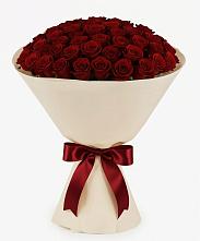 Букет 101 Бордовая роза Блэк Бакарра в Леличи