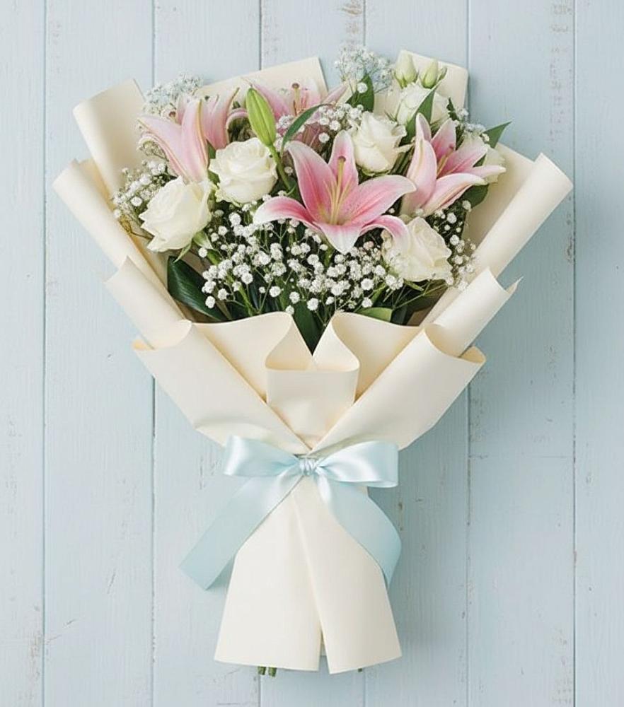 Букет цветов из: Лилии в Леличи