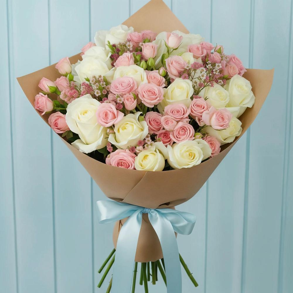 Букет цветов из: Розы в Леличи