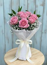Букет цветов из:  Розы #REPLACE_PRED# Леличи