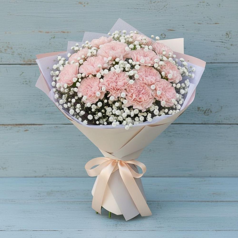 Букет цветов из: Гвоздики в Леличи