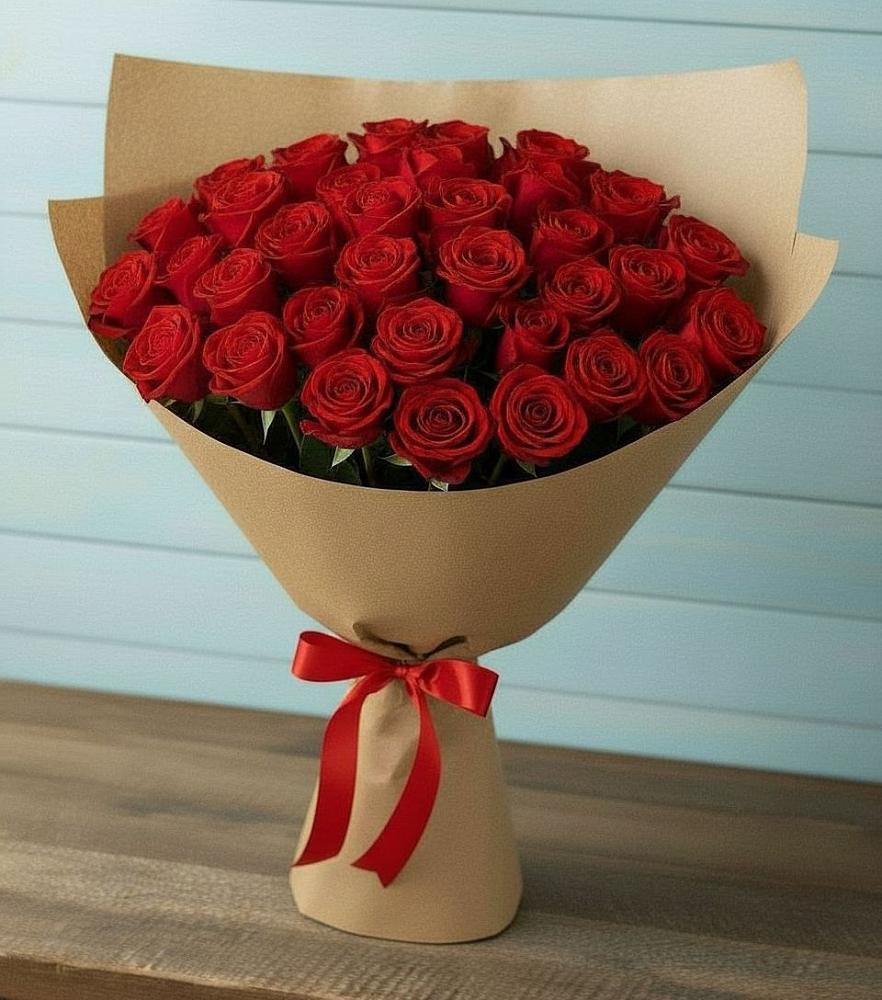 Букет Красные розы Милано в Леличи