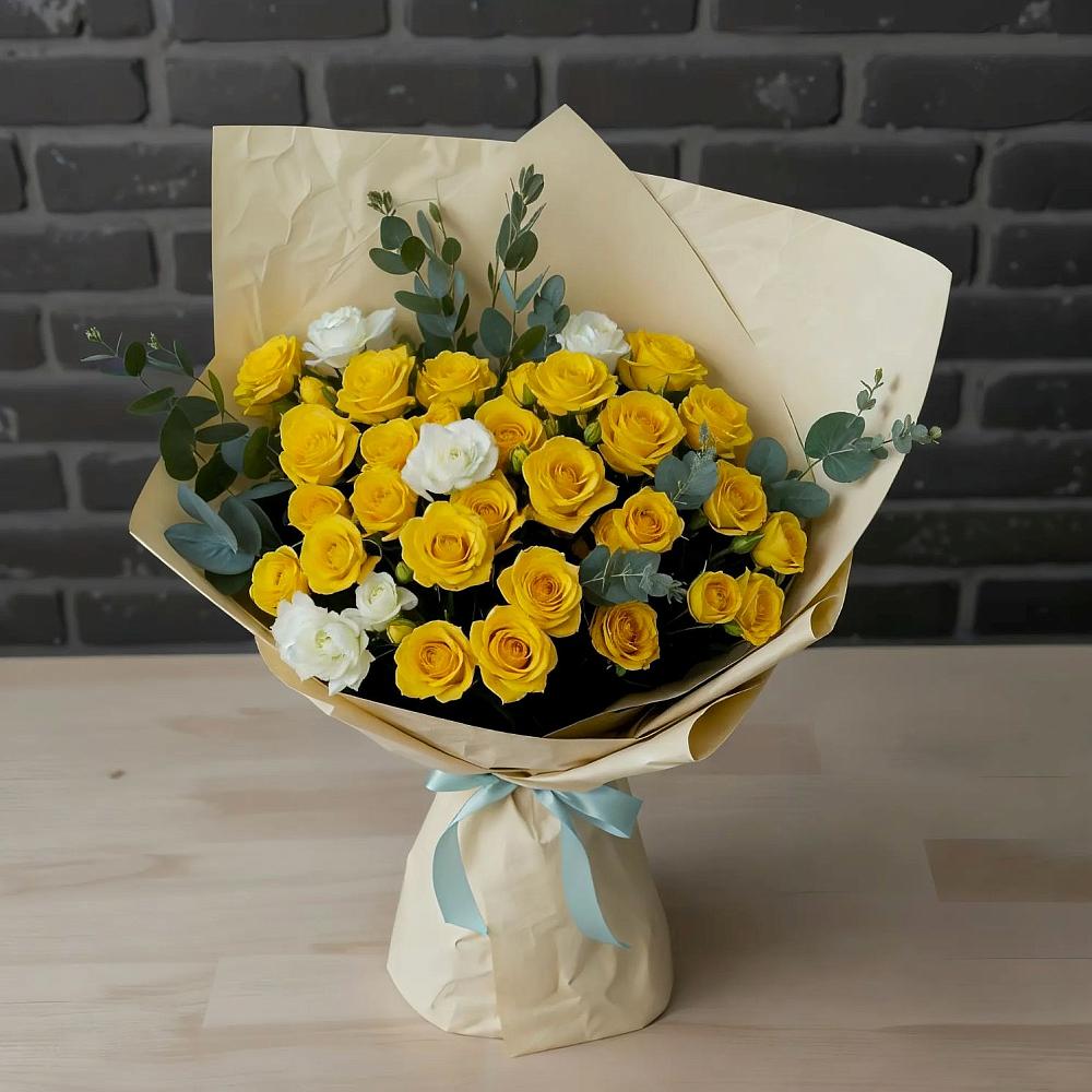 Букет цветов из: Розы в Леличи