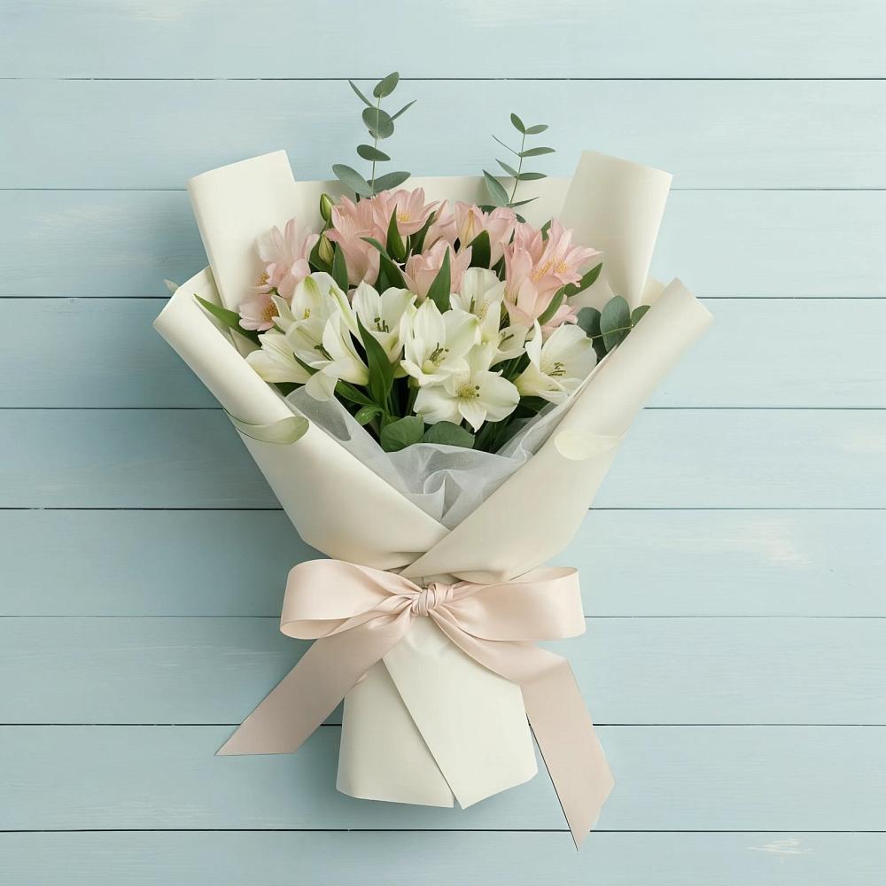 Букет цветов из: Альстромерии в Леличи